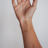 The Allure Hand Chain in Carnelian