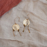 The Cavern Earrings in Clear Crystal Quartz