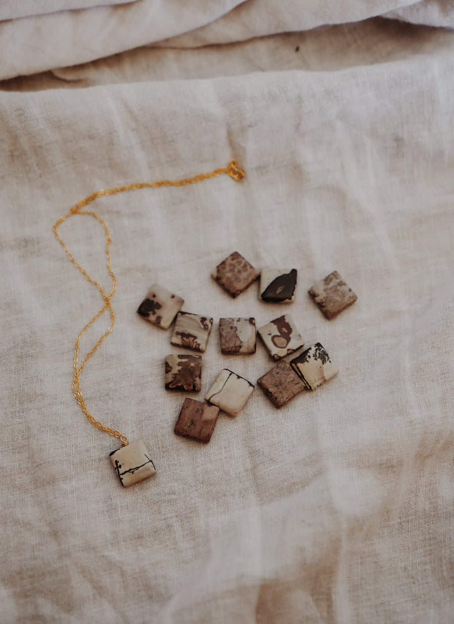 The Deep Earth Necklace with Jasper