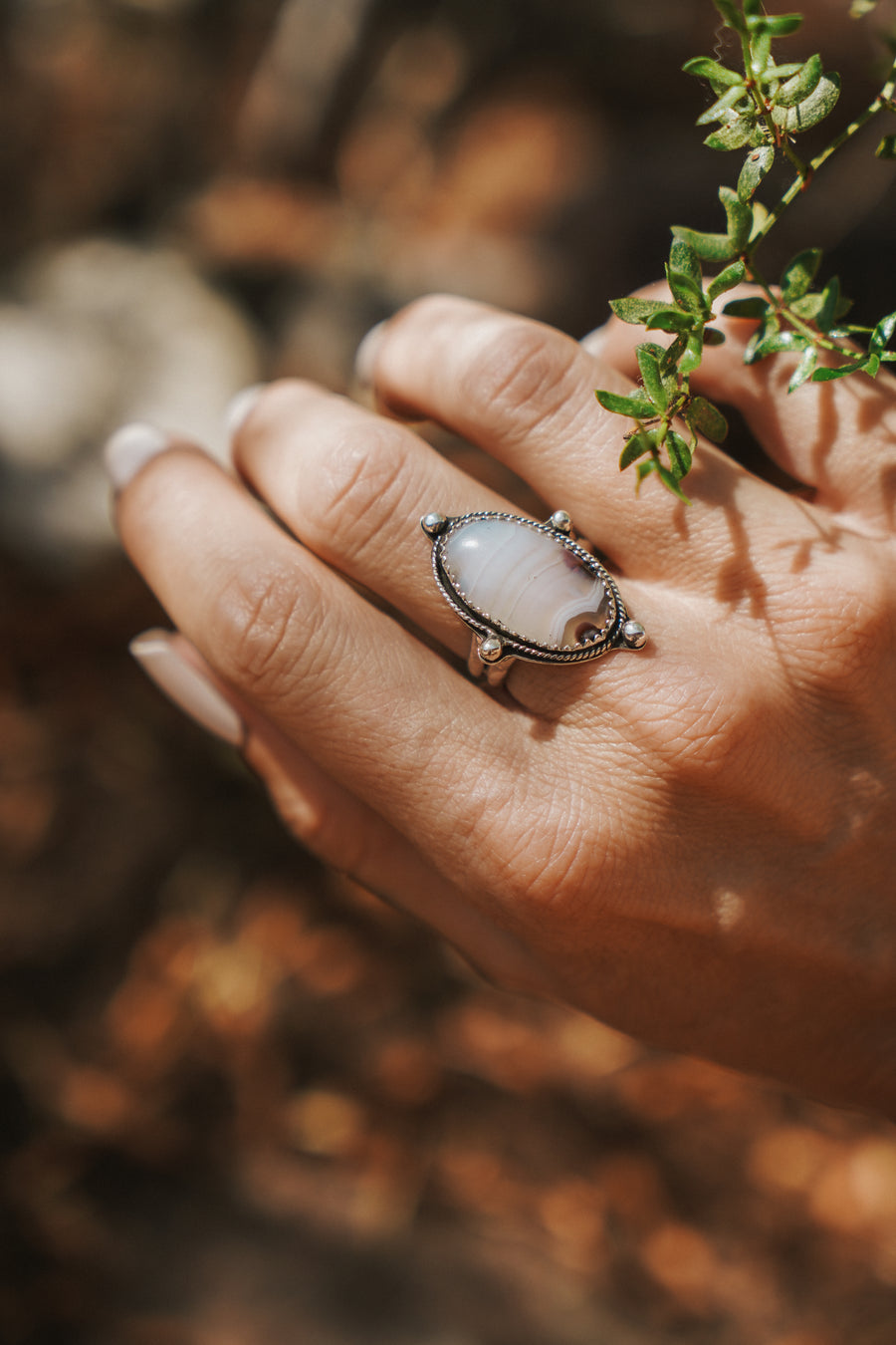 The Agate Ring (Size 8)