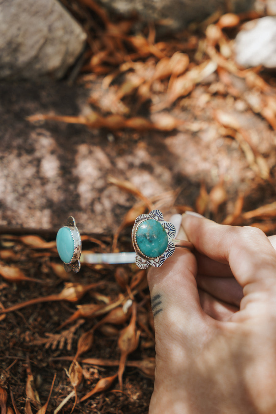 The Canyon Wrap Cuff in STB Sonoran & Arizona Turquoise