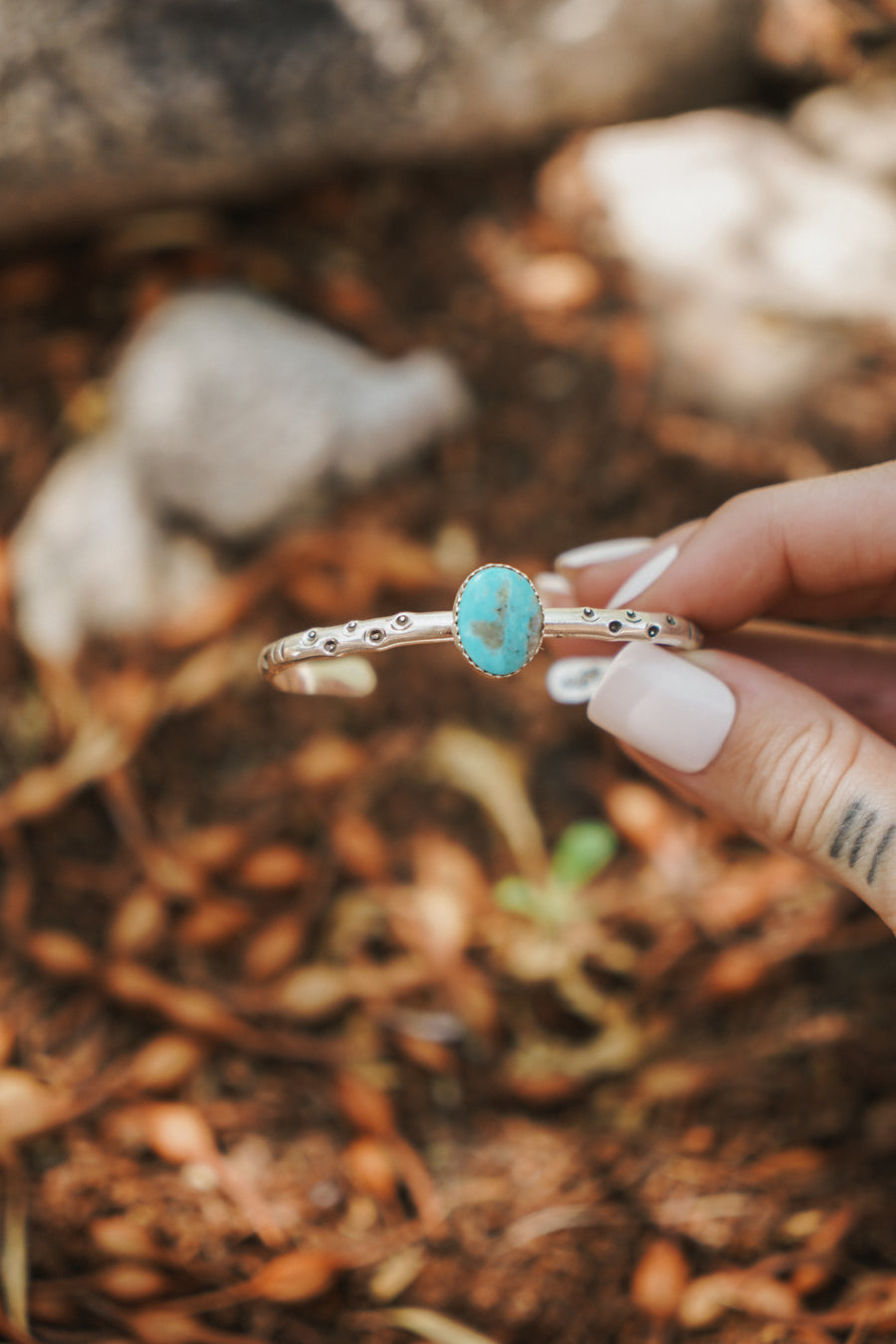Stacking Cuff in Arizona Turquoise