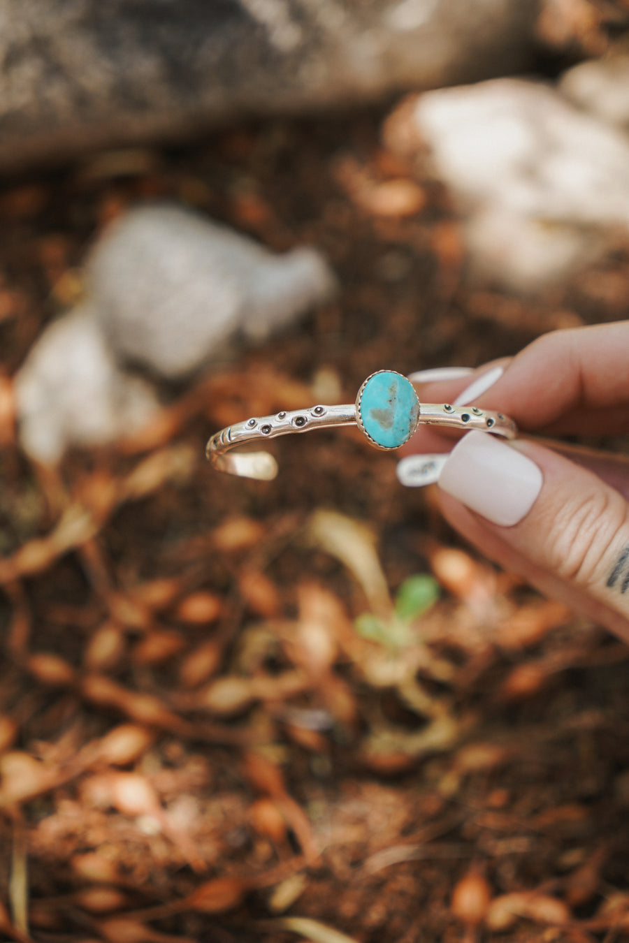 Stacking Cuff in Arizona Turquoise