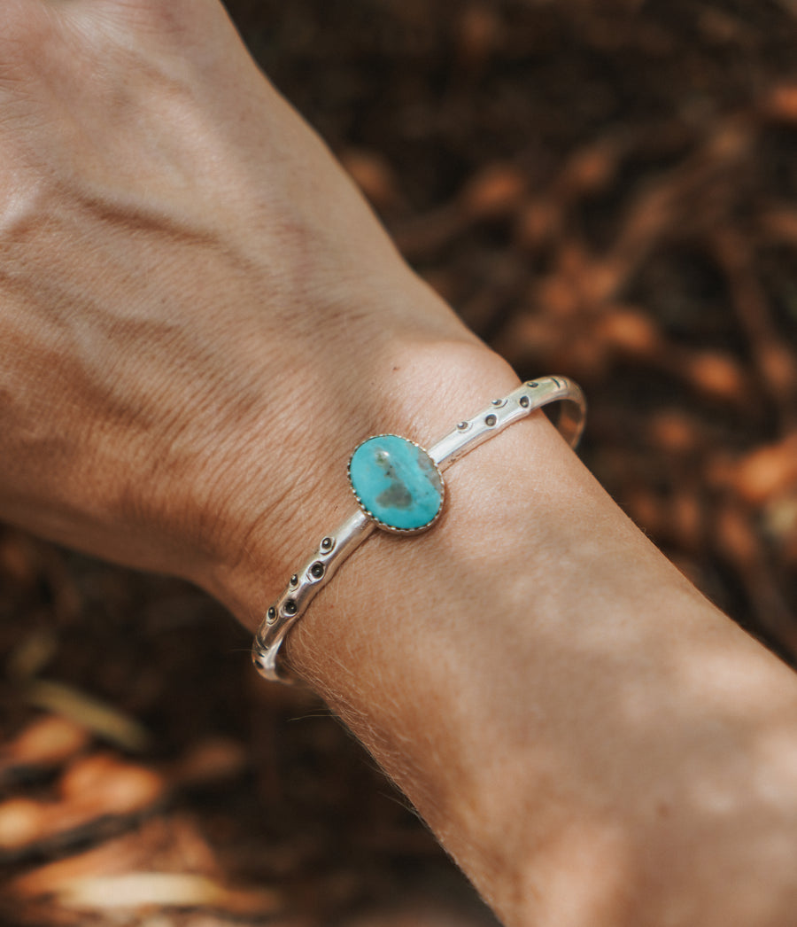Stacking Cuff in Arizona Turquoise