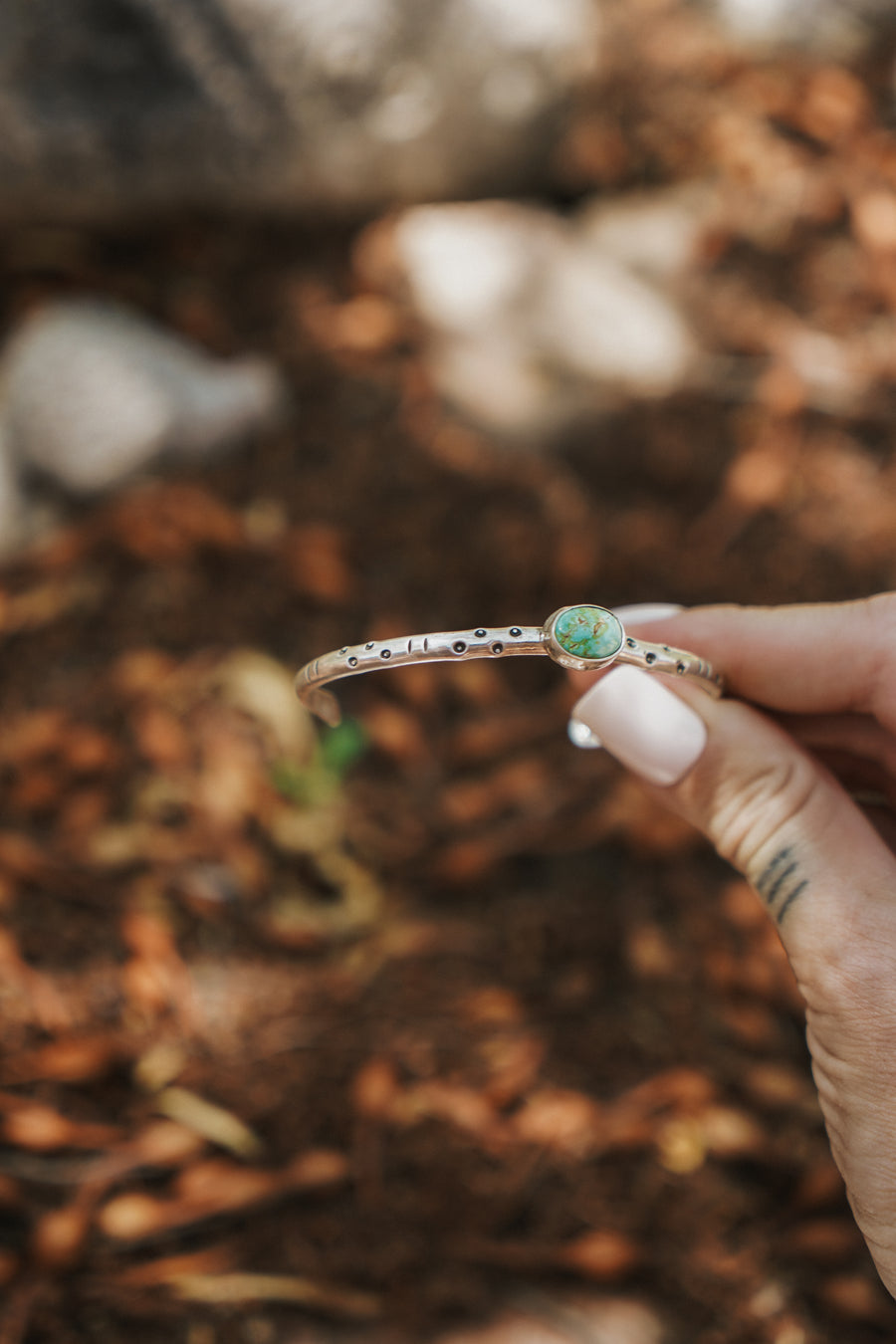 Stacking Cuff in Carico Lake Turquoise