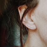 The Comet Ear Crawler in Sterling Silver - Golden Road Crafted
